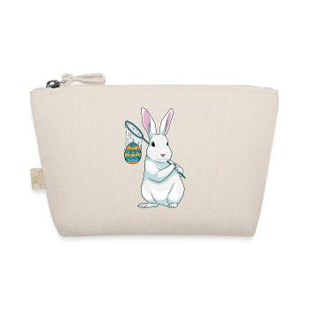 Bunny Easter Fishing - Organic Pouch - nature - Front
