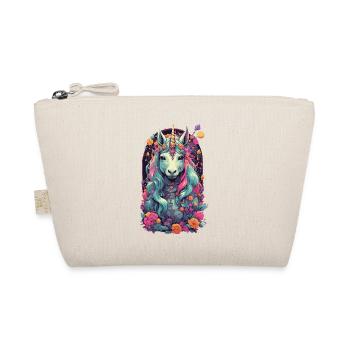 Aesthetic Unicorn Magic Unicorn Streetwear - Organic Pouch - nature - Front