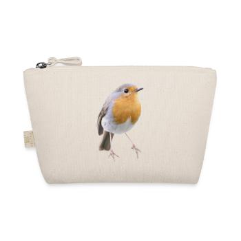 Robin Magic Cute Bird Nature Gift - Organic Pouch - nature - Front