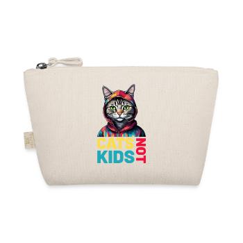 Les chats ne sont pas des enfants drôles de dictons de chat - Trousse biologique - nature - Devant