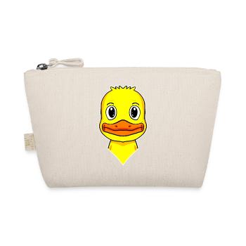 Duck Animal Head Animal Head Duck Head - Organic Pouch - nature - Front