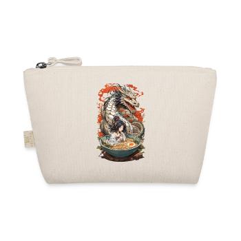 Manga Ramen Dragon Aesthetic Tokyo Style Design - Organic Pouch - nature - Front