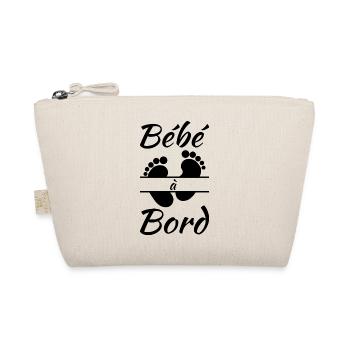 Bébé à Bord Annonce Naissance Bébé Future Maman - Trousse biologique - nature - Devant
