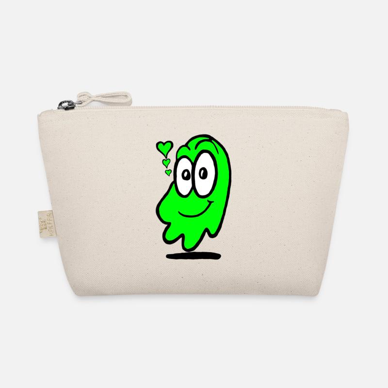 Love Ghost Grün Bio-Täschchen