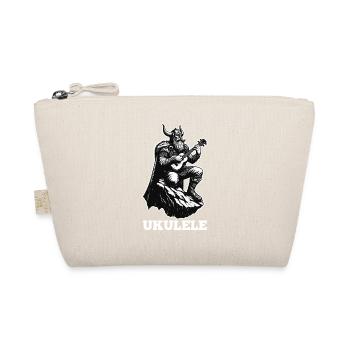 Ukulele Wikinger Musik Geschenk - Bio-Täschchen - Natur - Vorne