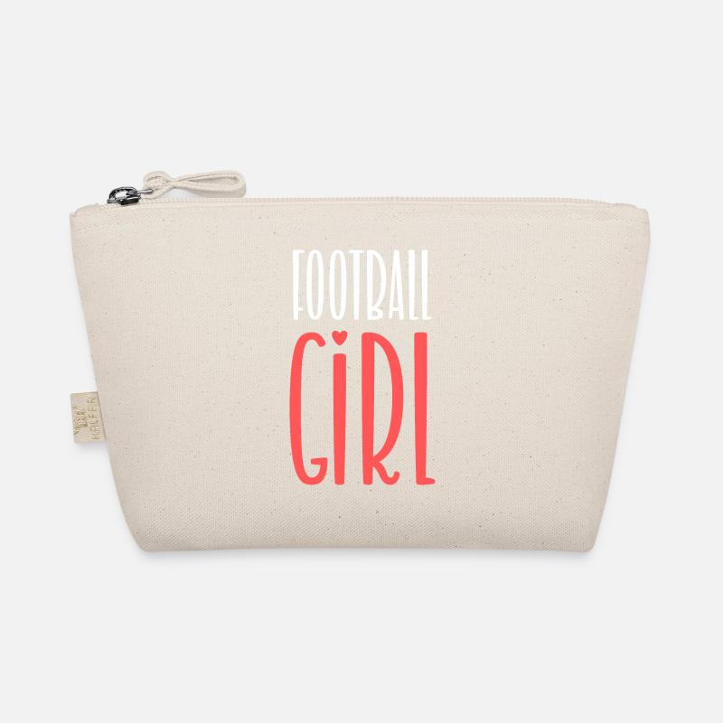 Fußballmädchen niedlich Bio-Täschchen