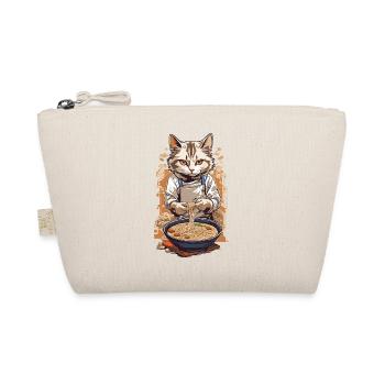 Kawaii Ramen Cat Japon Nourriture Streetwear Esthétique - Trousse biologique - nature - Devant