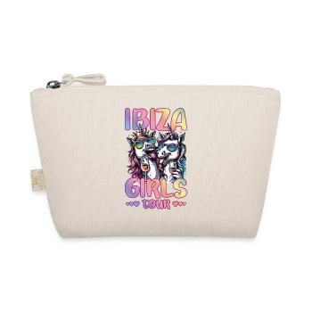 Ibiza Girls Tour Unicorn Party Holidays - Organic Pouch - nature - Front