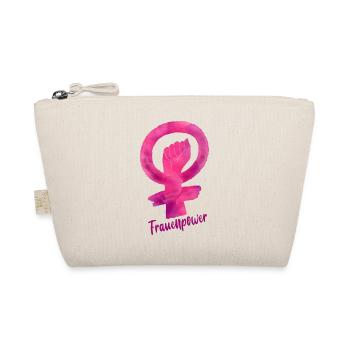 Frauenpower - Weiblichkeit weiblich Zeichen - Bio-Täschchen - Natur - Vorne