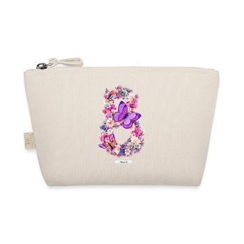 Women's Power March 8 GirlPower Female Feminism - Organic Pouch - nature - Front