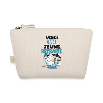 jeune retraité humour drôle retraite - Trousse biologique - nature - Devant