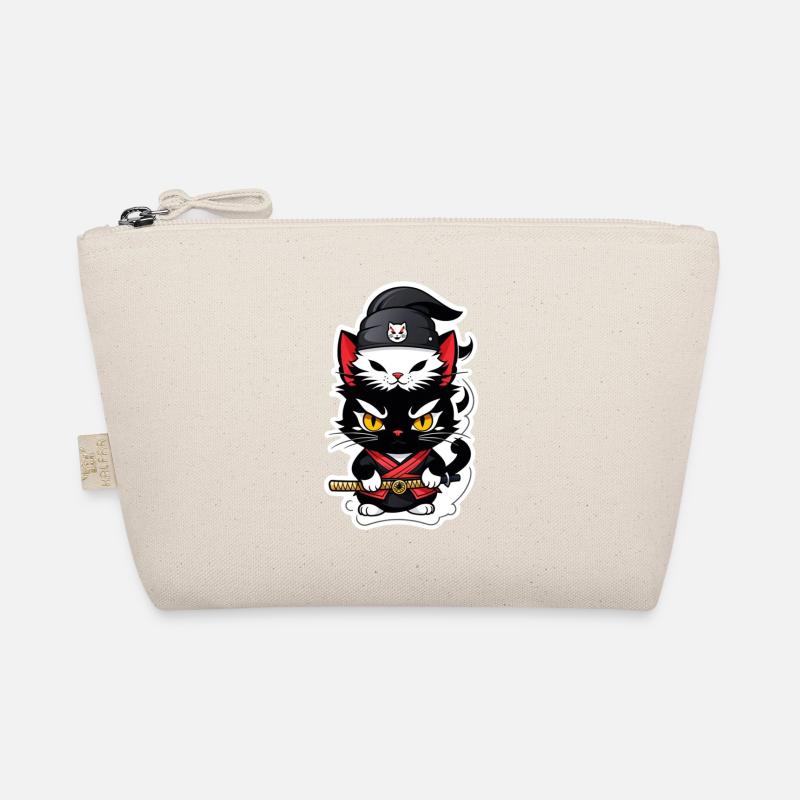 Ninja Katze - Samurai Kätzchen Bio-Täschchen
