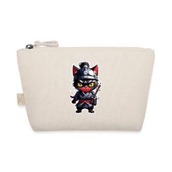 chat ninja - chaton samourai - Trousse biologique - nature - Devant