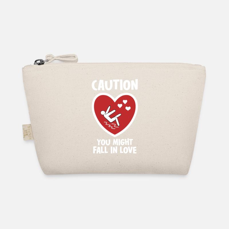 Caution You Might Fall In Love Organic Pouch