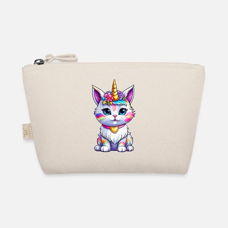 Chat licorne mignon Trousse biologique