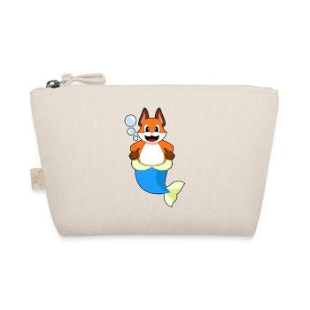 Fox Mermaid - Organic Pouch - nature - Front