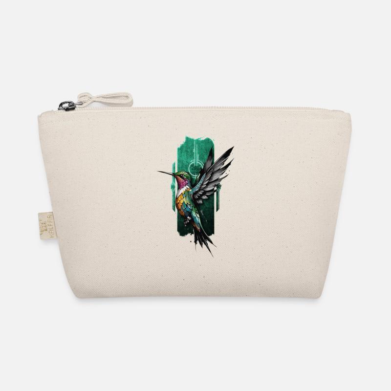 Schwebendes Juwel: Anmutiger Kolibri im Flug Bio-Täschchen