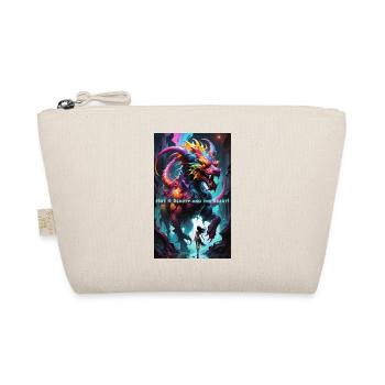 Fabuleux motif de dragon 👹 avec des couleurs néon - Trousse biologique - nature - Devant