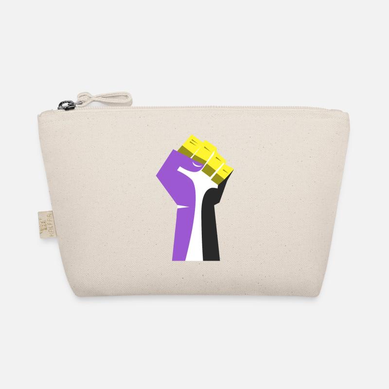 Le poing levé (violet, jaune, noir, blanc) Trousse biologique