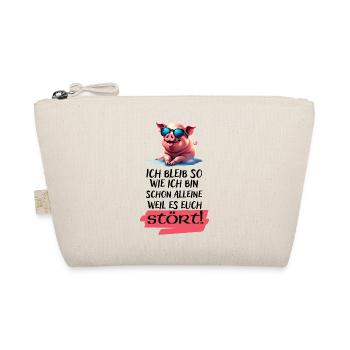 I stay the way I am Saying Funny Statement - Organic Pouch - nature - Front