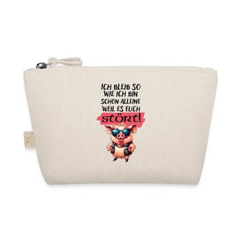 I stay the way I am Saying Funny Statement - Organic Pouch - nature - Front
