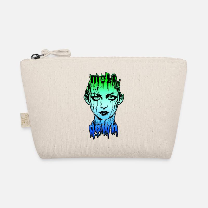 MELTDOWN: Melting face in overload - Organic Pouch - nature