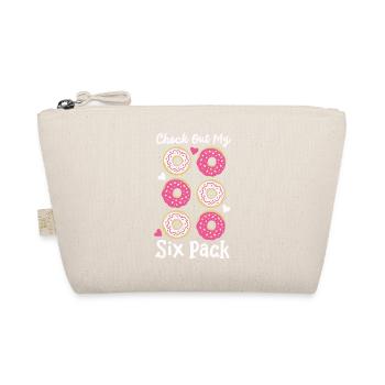 Donut Sixpack Fitness - Bio-Täschchen - Natur - Vorne
