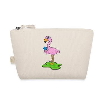 Flamingo Lutscher  - Bio-Täschchen - Natur - Vorne
