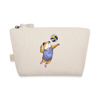 Meerschweinchen Volleyballspieler Volleyball - Bio-Täschchen - Natur - Vorne