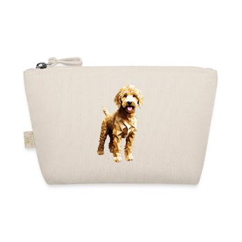 Goldendoodle Golden Doodle Hund Geometrisch - Bio-Täschchen - Natur - Vorne