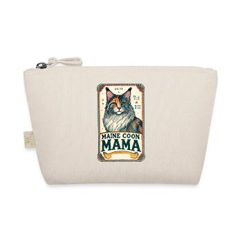 Dilute Calico MaineCoon Mama - Organic Pouch - nature - Front