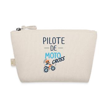 pilote de motocross enfant bébé moto cross - Trousse biologique - nature - Devant