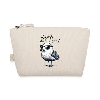 Watt'n dat denn Coole Möwe Nordsee Spruch - Organic Pouch - nature - Front