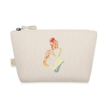 Saxophonist Drawing Vintage - Organic Pouch - nature - Front