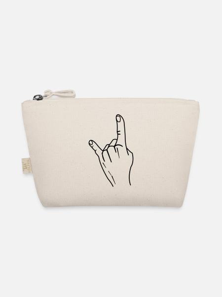 Rock Hand - Organic Pouch - nature - Front
