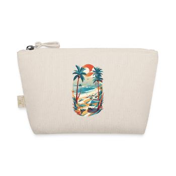 Ambiance rétro de la plage - Trousse biologique - nature - Devant