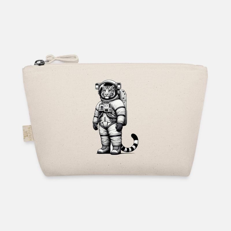 Cute Tiger Astronaut Bio-Täschchen