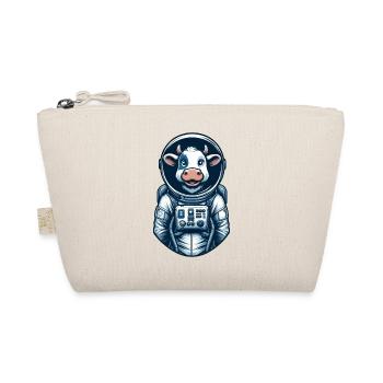 Astronaut Cow Space Universe Cosmonaut - Organic Pouch - nature - Front