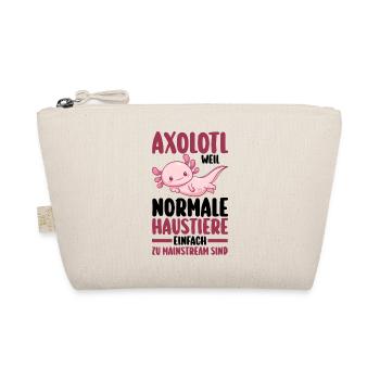 Axolotl - Bio-Täschchen - Natur - Vorne