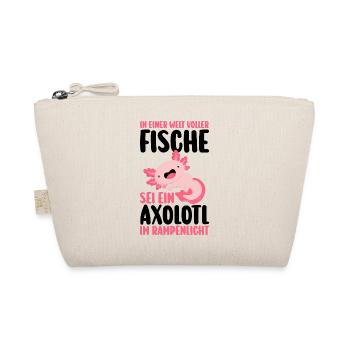 Axolotl - Bio-Täschchen - Natur - Vorne