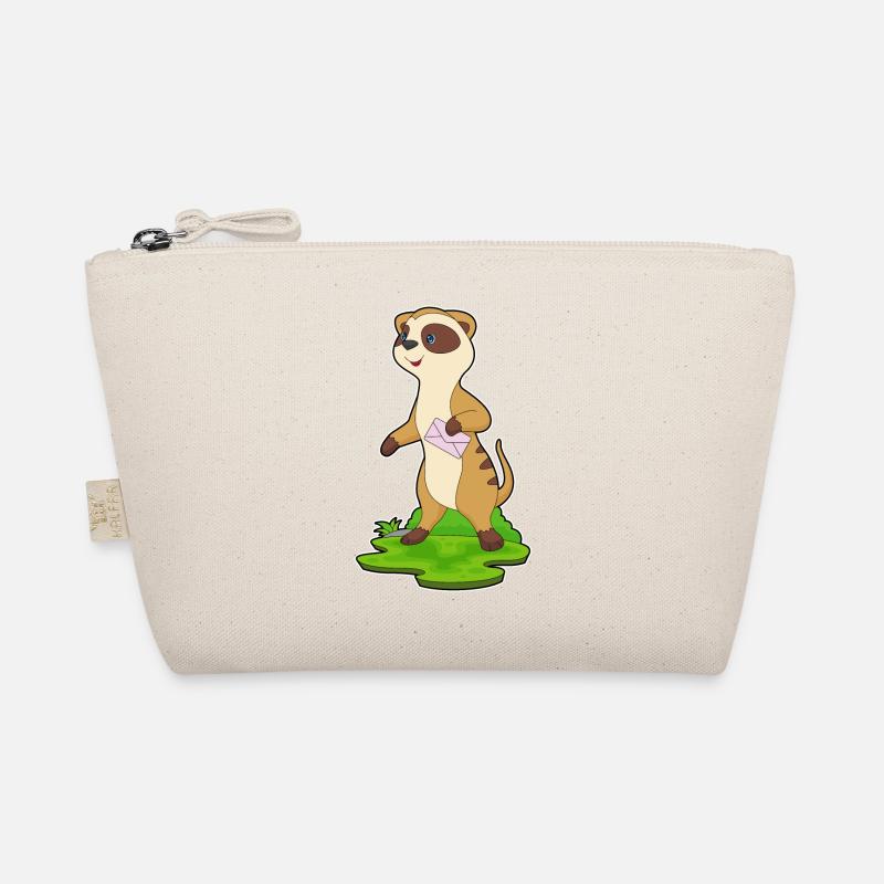 Erdmännchen Briefumschlag Bio-Täschchen