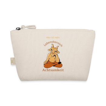 Here is my area of life: mindfulness - Organic Pouch - nature - Front