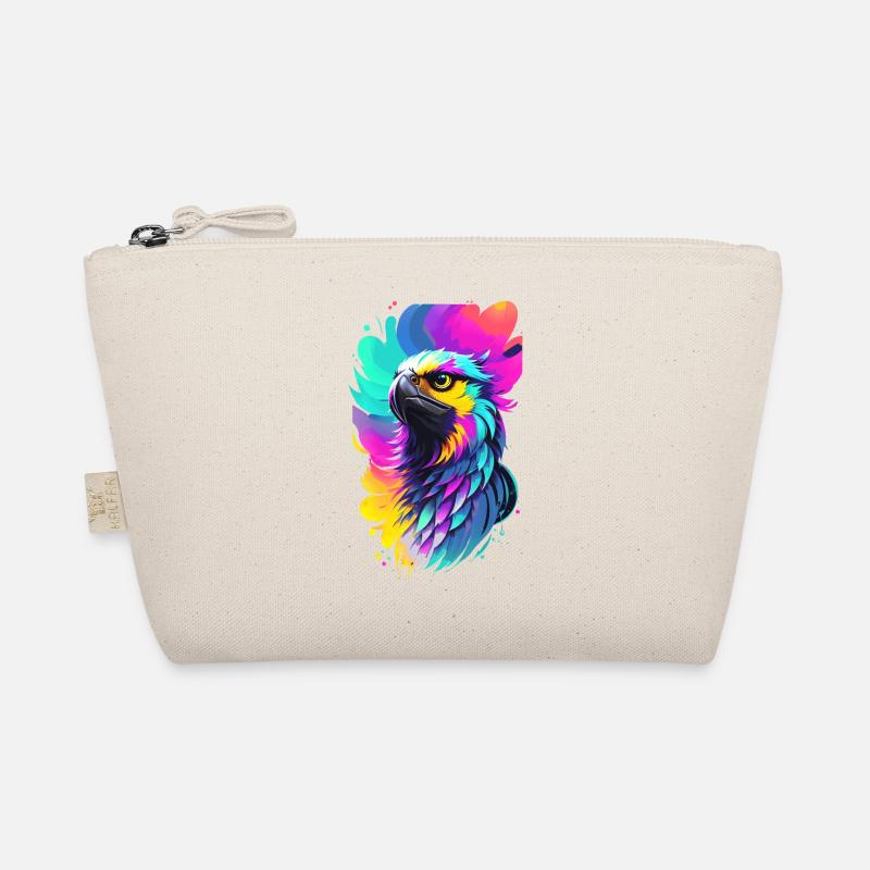 Aigle coloré dans le style Splash Art Trousse biologique