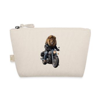 Lion motard - Trousse biologique - nature - Devant