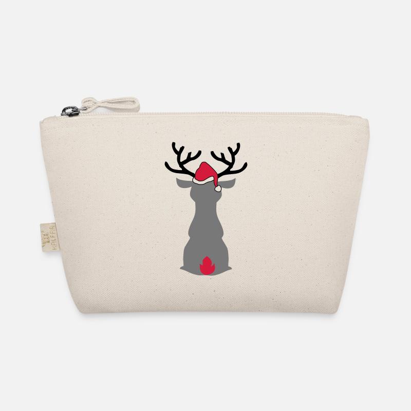 Orignal avec chapeau de Noël Trousse biologique