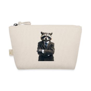 Raccoon - Organic Pouch - nature - Front