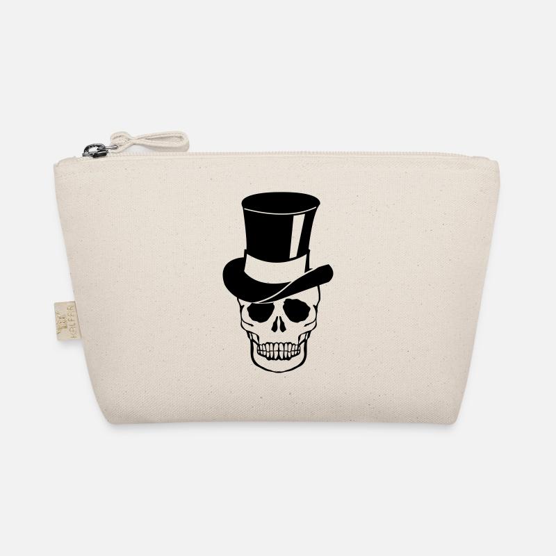 Skull Cylinder Organic Pouch