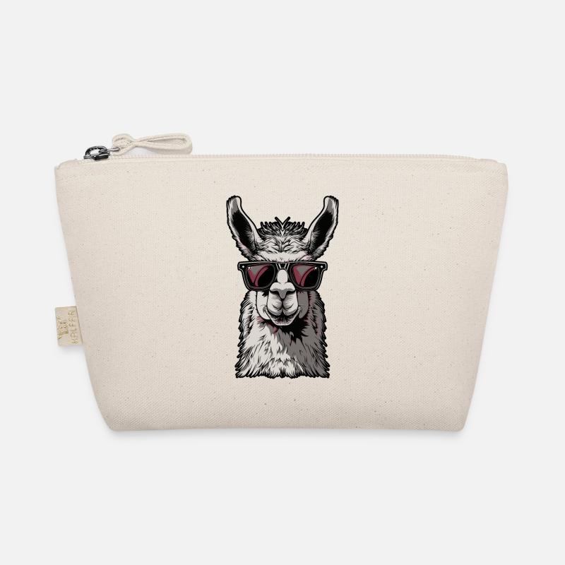 Funny Llama Alpaca Organic Pouch