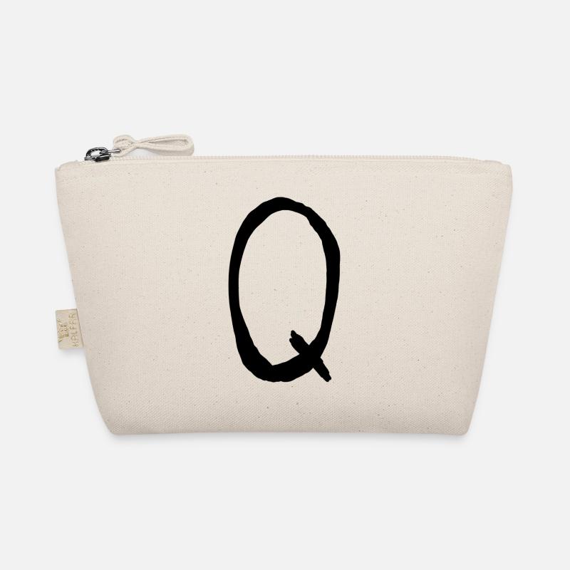 Buchstaben Q Bio-Täschchen