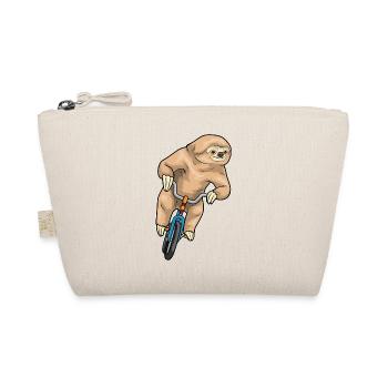 Sloth Bicycle - Organic Pouch - nature - Front